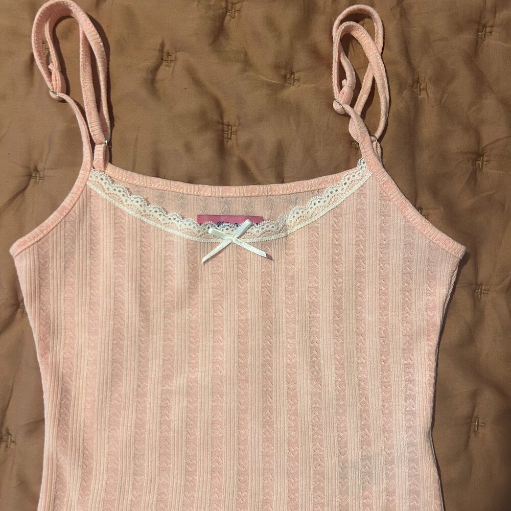 edikted irene pointelle tank top